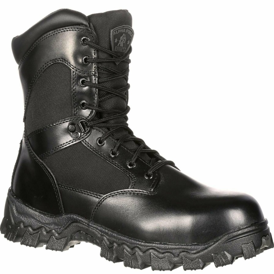 Mens * | Rocky Alpha Force Waterproof 400G Insulated Public Service Boot Low Price