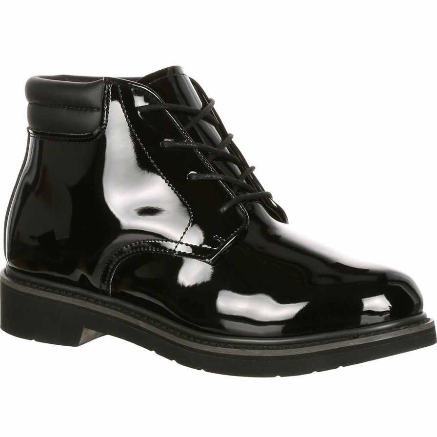 Mens * | Rocky Dress Leather High Gloss Chukka Bestsellers