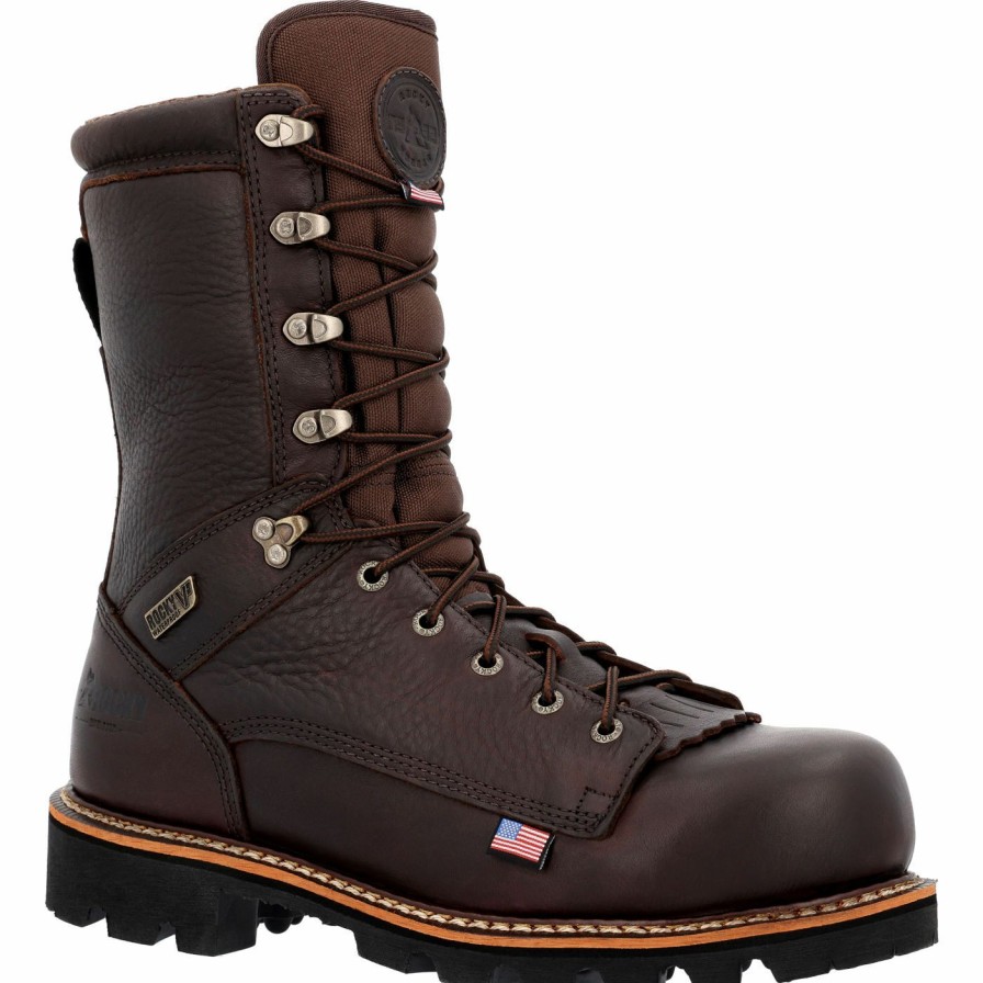 Mens * | Rocky Elk Stalker Waterproof Composite Toe Work Boot Top Sell