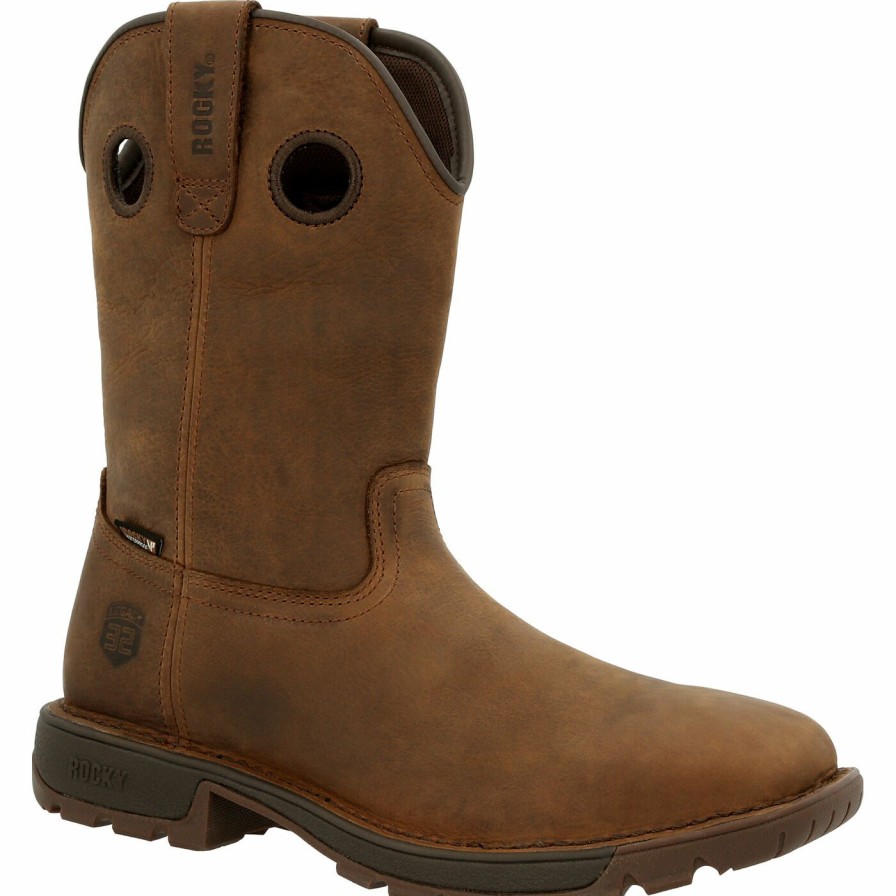 Mens * | Rocky Legacy 32 Waterproof Steel Toe Western Boot Excellent Quality