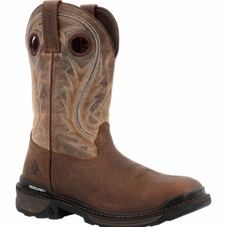 Mens * | Rocky Rams Horn Western Boot Top Sell