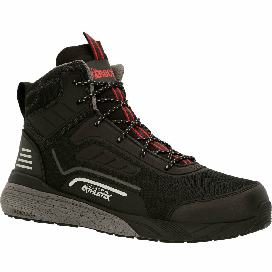 Mens * | Rocky Industrial Athletix Hi-Top Composite Toe Work Shoe Top Sell