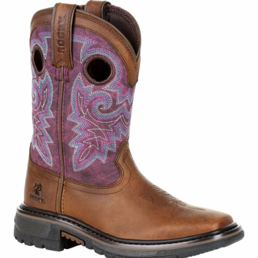 Kids * | Rocky Kid'S Original Ride Flx Western Boot Closeout Sale