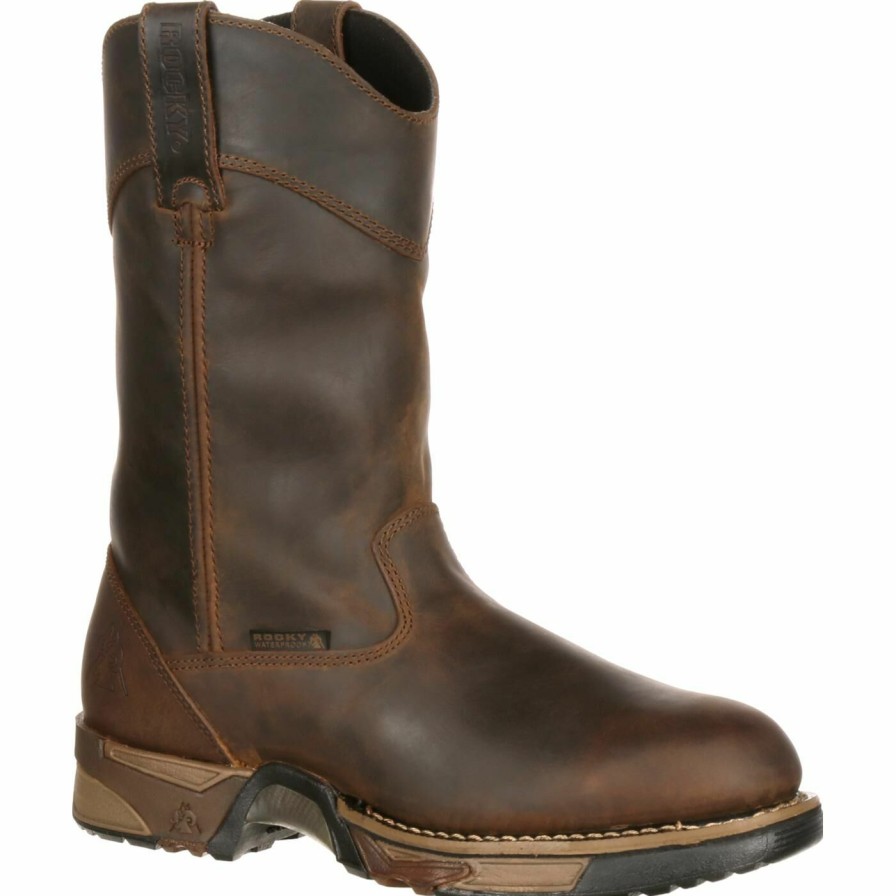 Mens * | Rocky Aztec Waterproof Wellington Work Boot Wholesale