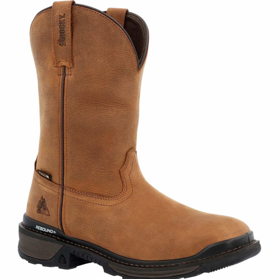 Mens * | Rocky Rams Horn Waterproof Pull-On Work Boot Exclusive