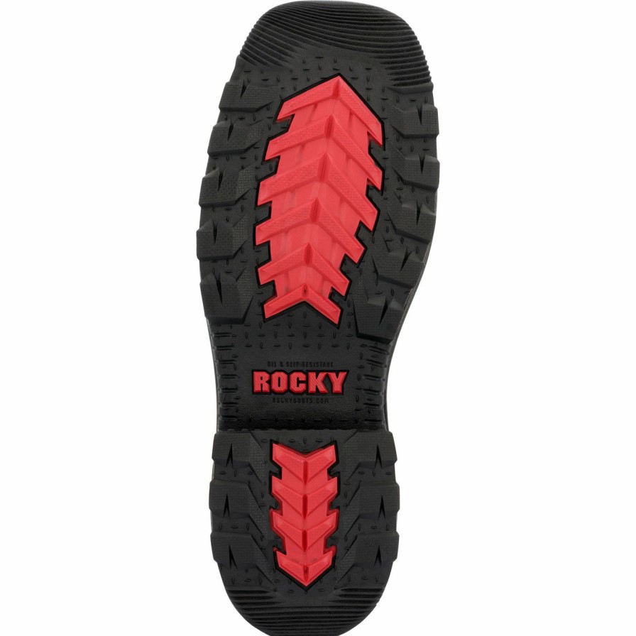 Mens * | Rocky Rams Horn Waterproof Pull-On Work Boot Exclusive