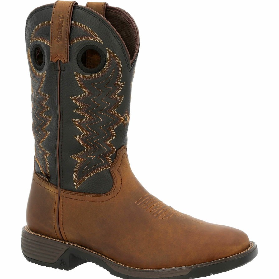 Mens * | Rocky Rugged Trail Steel Toe Waterproof Western Boot Flash Sale