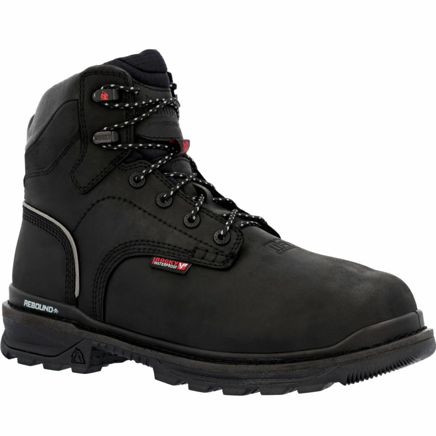 Mens * | Rocky Rams Horn Waterproof Composite Toe Internal Met Guard Work Boot Discount Sale