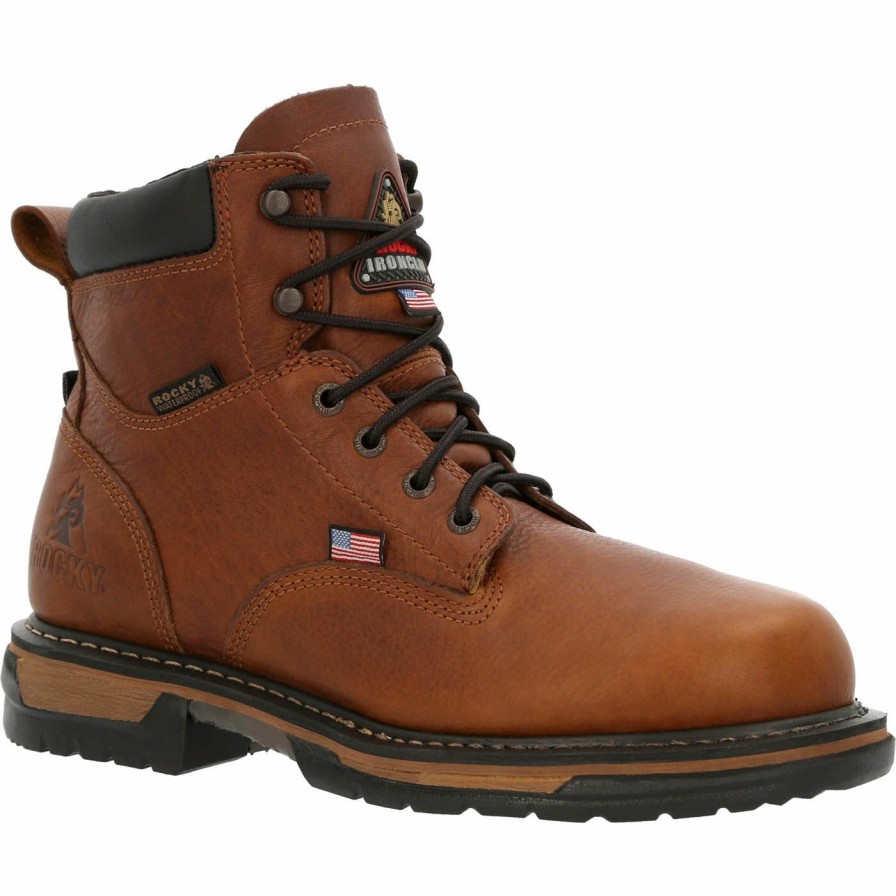 Mens * | Rocky Ironclad Waterproof Work Boots Cut Price