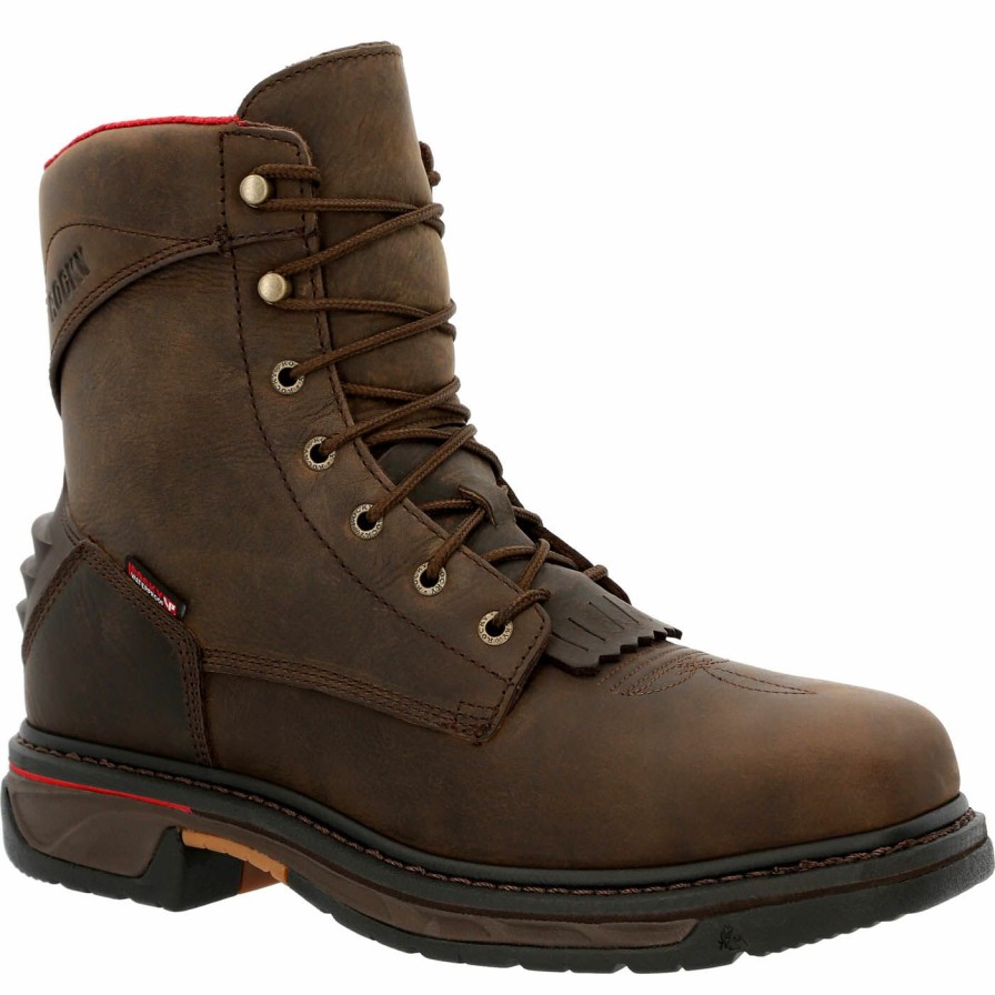 Mens * | Rocky Iron Skull Composite Waterproof Lacer Western Boot Sale Online