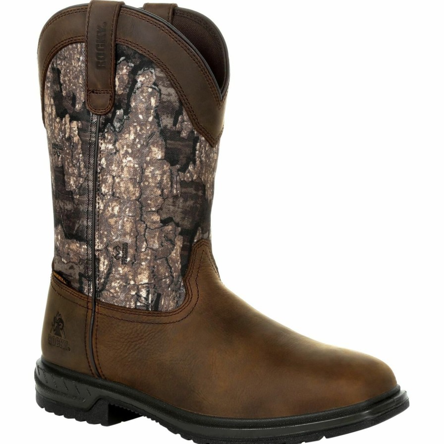 Mens * | Rocky Worksmart 400G Insulated Waterproof Western Boot Best-Selling