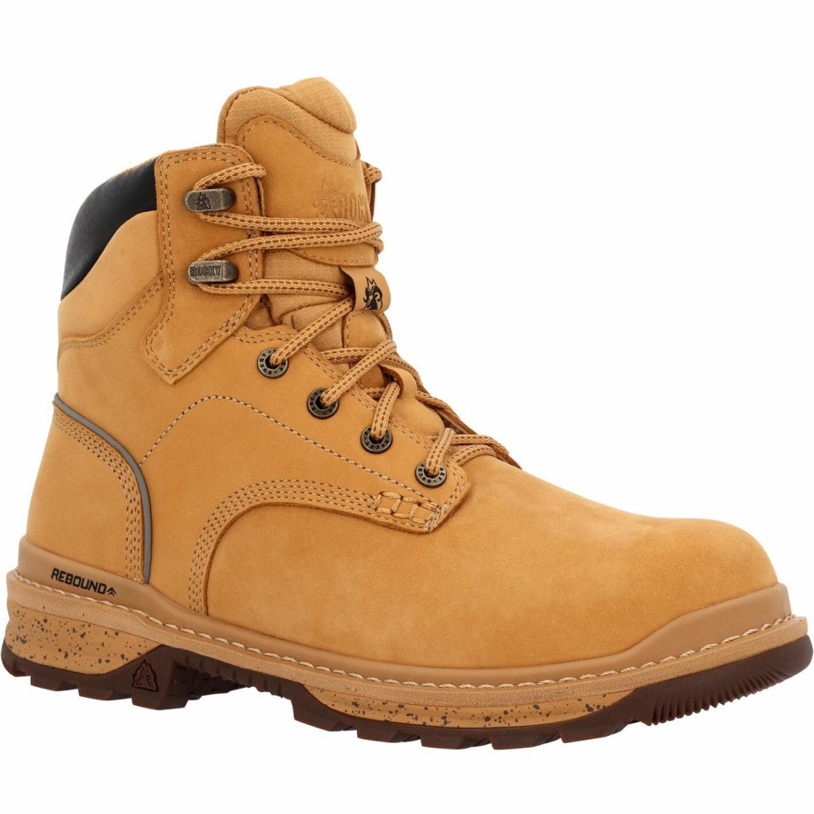 Mens * | Rocky Rams Horn Waterproof Work Boot Best Choice