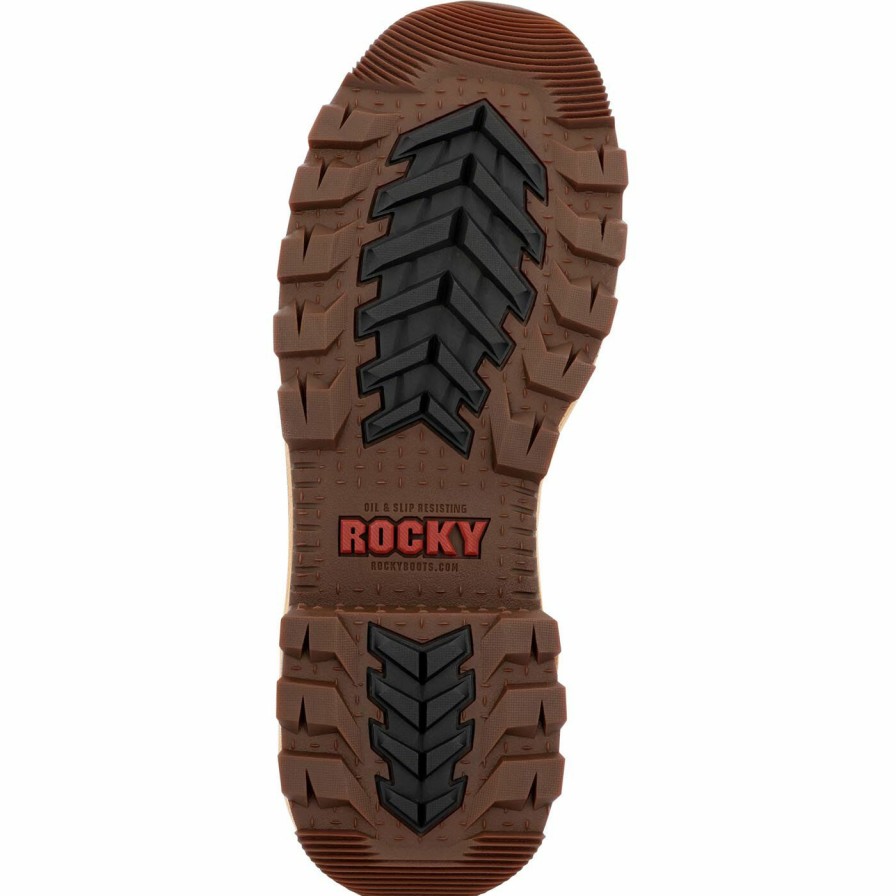 Mens * | Rocky Rams Horn Waterproof Work Boot Best Choice