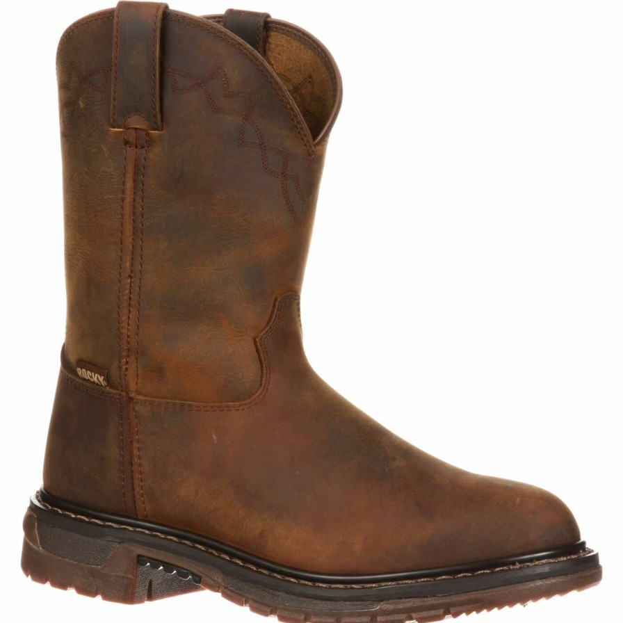 Mens * | Rocky Original Ride Roper Western Boot Wholesale