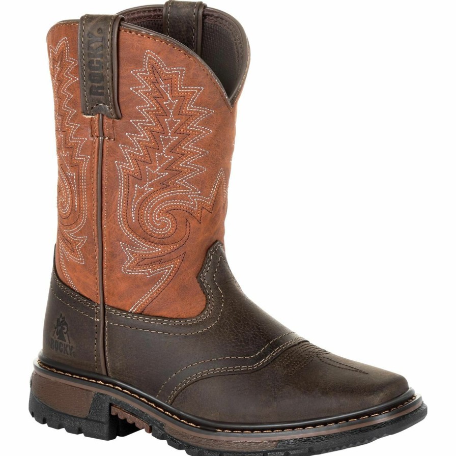 Kids * | Rocky Big Kids' Ride Flx Western Boot Cut Price