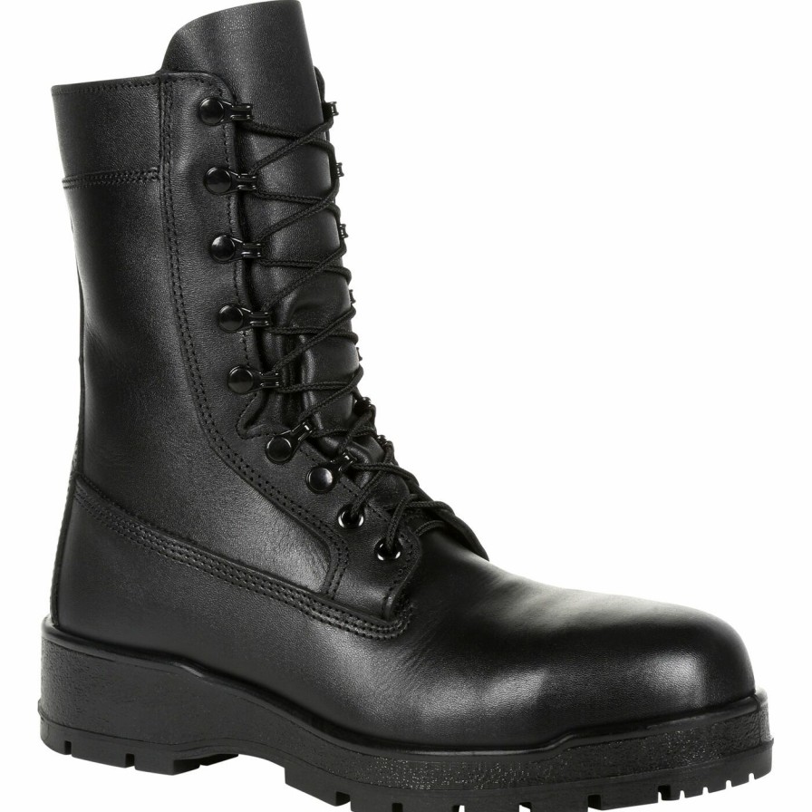 Womens * | Rocky Women'S Navy Inspired 9 Steel Toe Boot Top Sellers