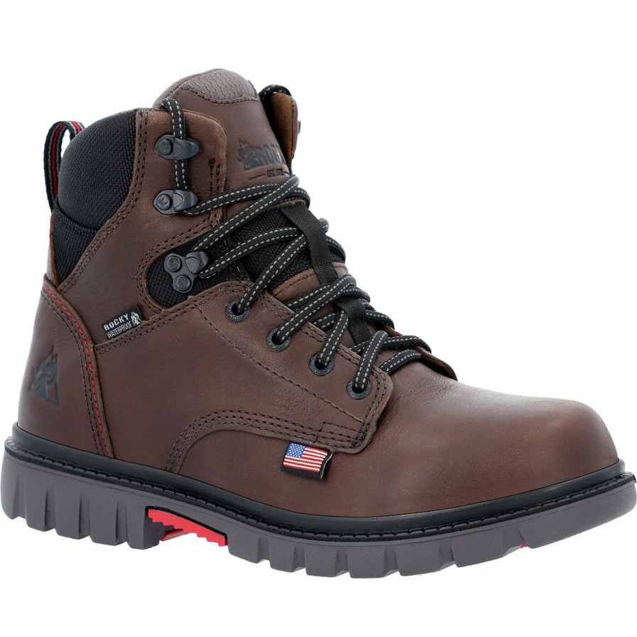 Mens * | Rocky Worksmart Usa Waterproof Work Boot New