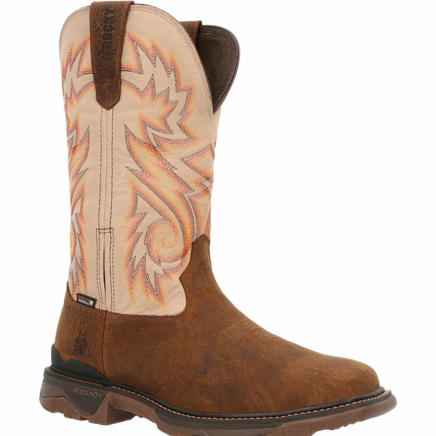 Mens * | Rocky Carbon 6 Waterproof Western Boot Promotion