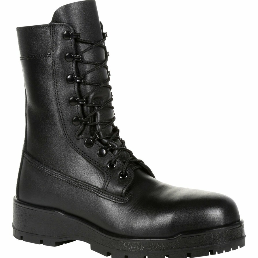 Mens * | Rocky Navy Inspired 9 Steel Toe Boot Bestsellers