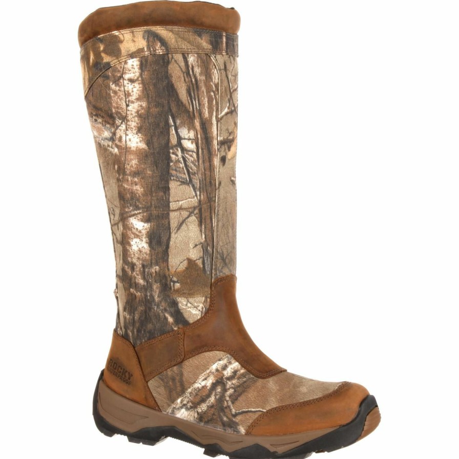 Mens * | Rocky Retraction Waterproof Side-Zip Snake Boot Low Price