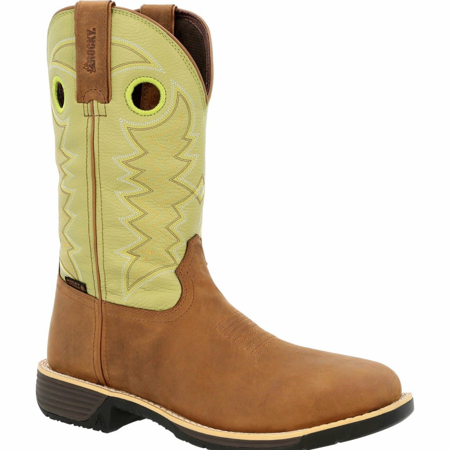 Mens * | Rocky Rugged Trail Waterproof Western Boot Lower Prices