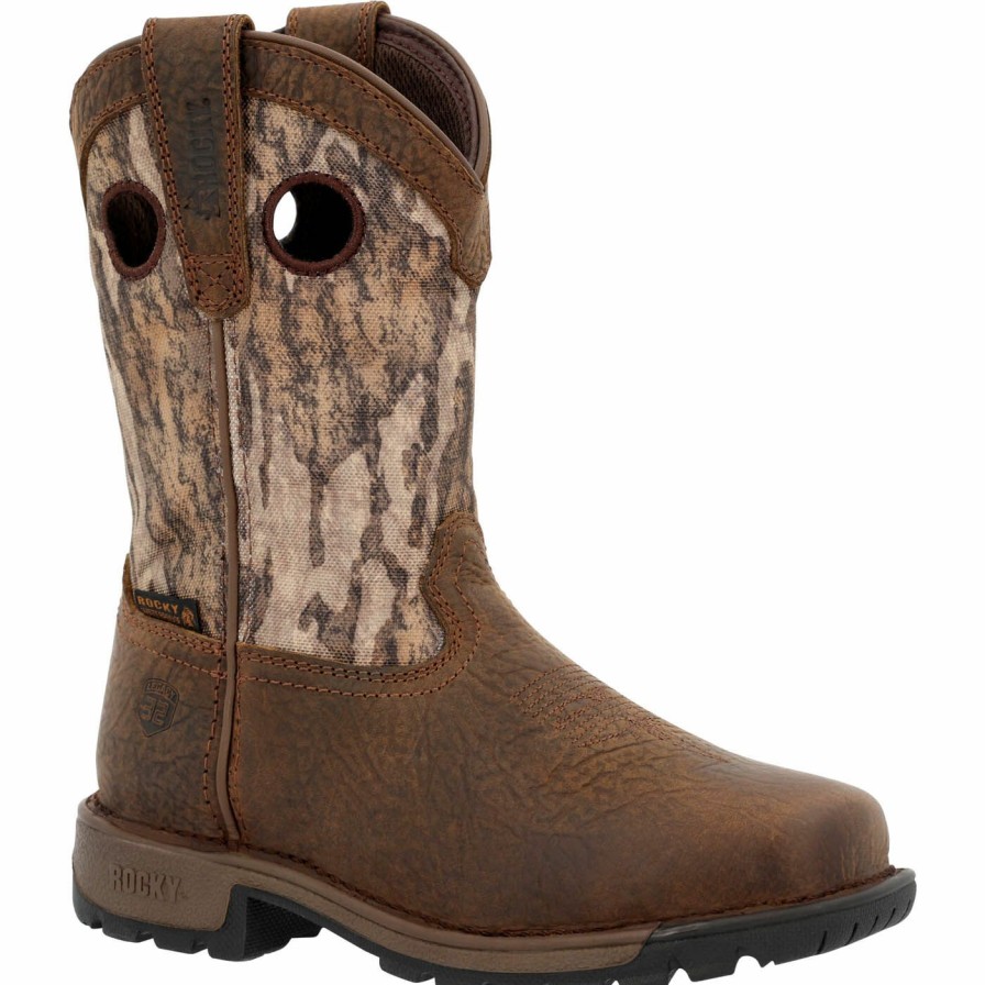 Kids * | Rocky Kids' Legacy 32 Camo Waterproof Western Boot Best Sale