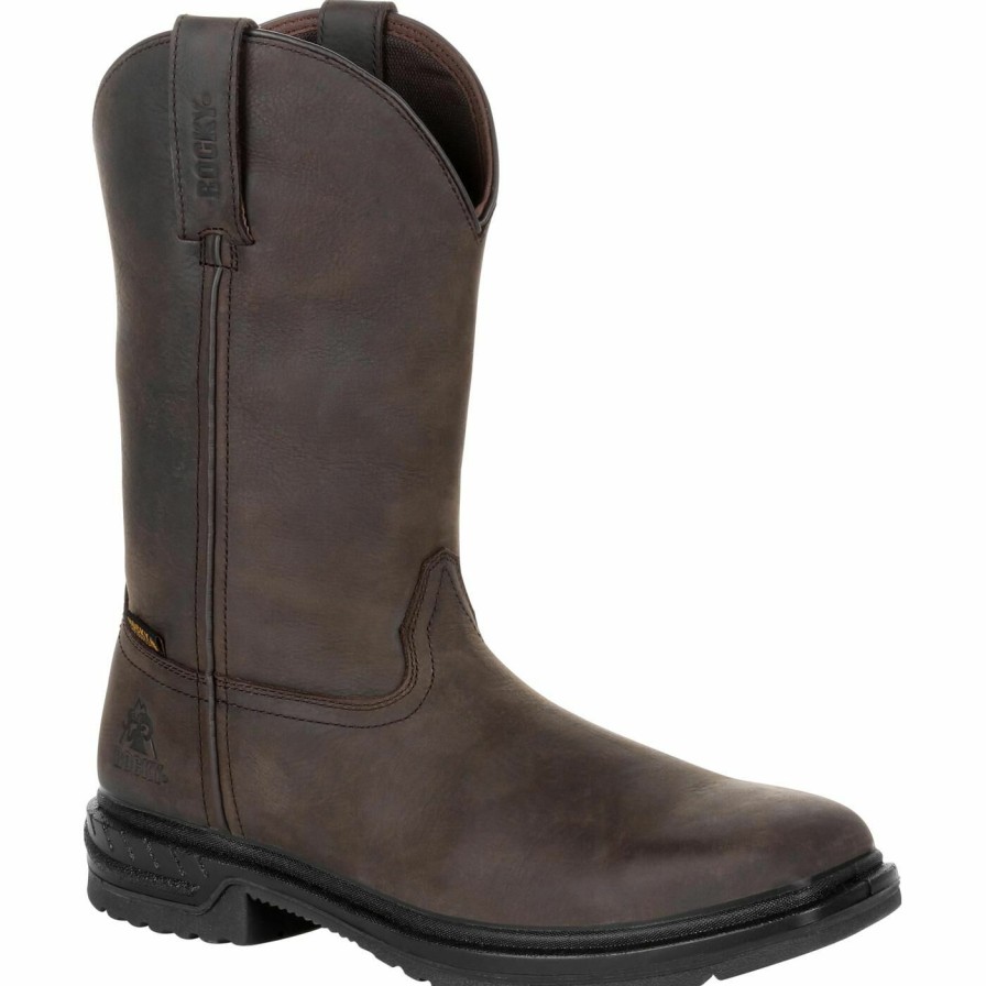 Mens * | Rocky Worksmart Composite Toe Waterproof Western Boot Lower Prices