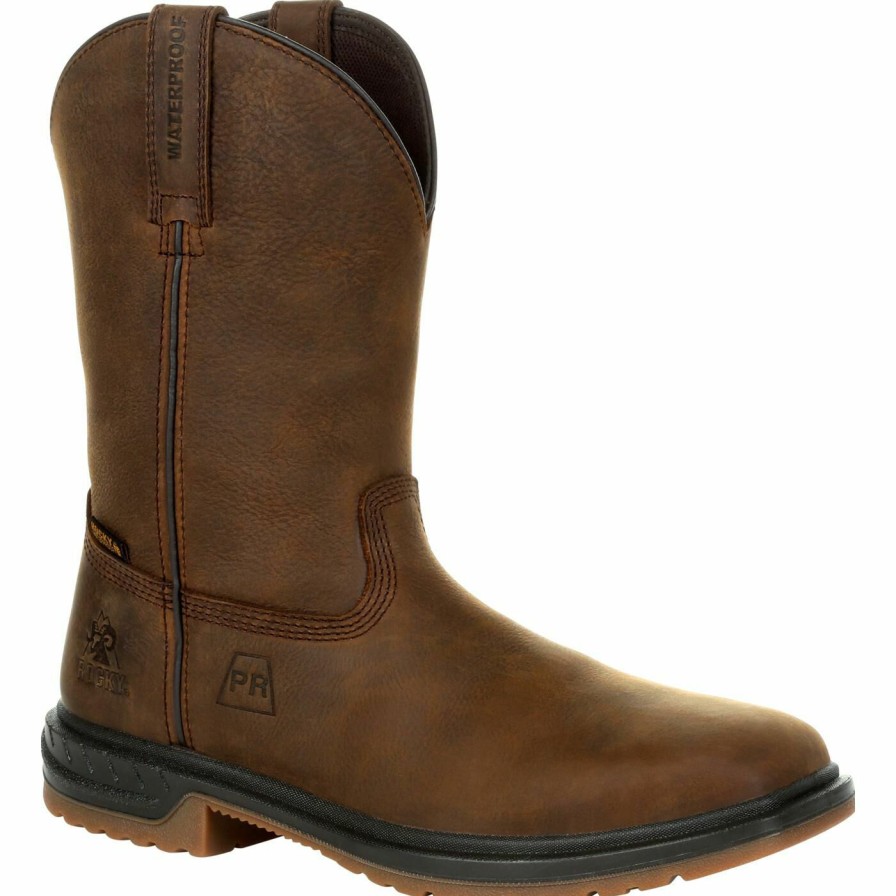 Mens * | Rocky Worksmart Pr Composite Toe Waterproof Western Boot Cut Price