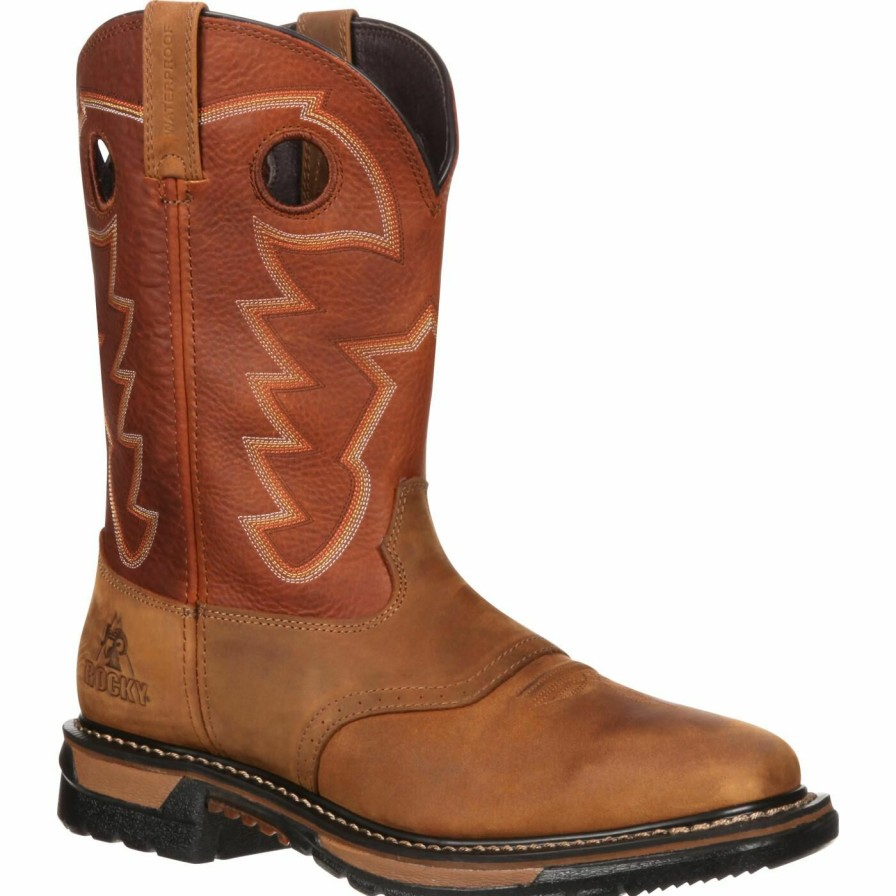 Mens * | Rocky Original Ride Waterproof Western Boot Limited Edition